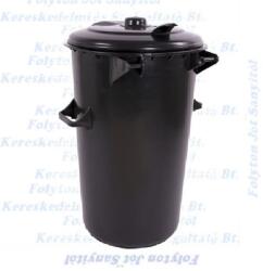  kuka 110 L fekete műanyag háztartási szemetes
