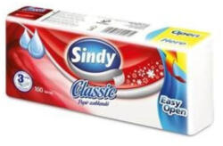 Pátria Papír Papírzsebkendő Sindy Classic 3 rétegű 100 db/csomag