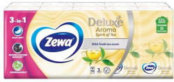 Zewa Papírzsebkendő Deluxe Spirit of Tea 3 rétegű 10x10 darabos