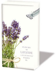 Ambiente Bunch of Lavender papírzsebkendő, 10- darabos