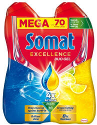 Somat Gel Excelence Mosogatógép Gél Duo Lemon 2 x 540 ml