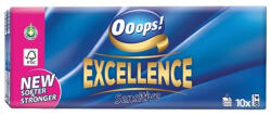 Ooops! Papírzsebkendő Excellence Sensitive 4 rétegű 10x8 darabos