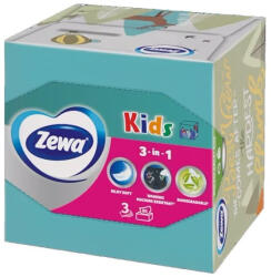 Zewa Papírzsebkendő Kids 3 rétegű 60 darabos dobozos