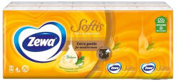 Zewa Papírzsebkendő Softis Soft & Sensitive 4 rétegű 10x9 darabos