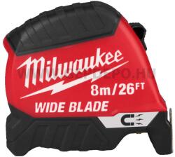 Milwaukee Prémium Széles Mágneses Mérőszalag (2. gen) 8m/26ft-35mm (4932499210)