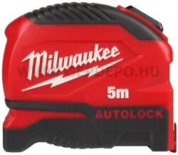 Milwaukee Autolock mérőszalag (GEN II) 5m (4932498772)