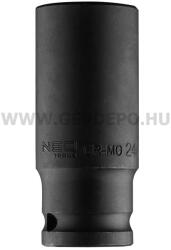 NEO TOOLS hosszú gépi dugókulcs 1/2, CrMo, 24 mm (12-324)