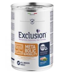 Exclusion Monoprotein Vet Diet Metabolic & Mobility All Breeds kutyakonzerv - sertés, rostok 400 g