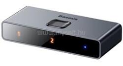 BASEUS Matrix 2-in-1 kétirányú HDMI elosztó (szürke) (CAHUB-BC0G) (CAHUB-BC0G)