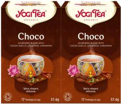YOGI TEA 2x Bio Choco tea készlet, 17 tasak, 37.4 g