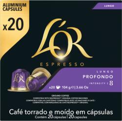 L'OR Espresso Lungo Profondo őrölt-pörkölt kávé kapszulában 20 db 104 g