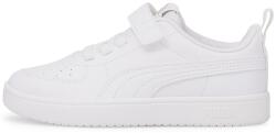 PUMA Puma, Rickie AC+ tépőzáras műbőr sneaker, Fehér, 34 EU (385836-01-1.5)