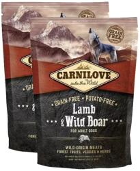 CARNILOVE Dog Adult Lamb & Wild boar - Bárány & Vaddisznó 2x1, 5kg