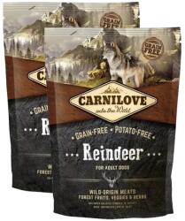 CARNILOVE Dog Adult Reindeer - Rénszarvas 2x1, 5kg