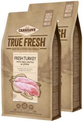 CARNILOVE True Fresh kutyatáp - Pulyka, vöröslencse és békalencse 2x11, 4kg - grandopet