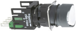 Schneider Electric Harmony XB6 - XB6AA15B - fehér sülly. nyomógomb Ø16 visszatérő 1NO+1NC jelöletlen (XB6AA15B)