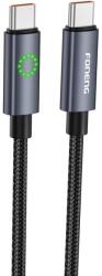 FONENG XS08 kábel USB-C - USB-C PD 60W 1.2M Fekete