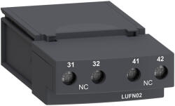 Schneider Electric TeSys U - LUFN02 - segédérintkezők LUF - 2NC (LUFN02)