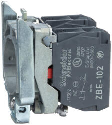 Schneider Electric Harmony XB4 - ZB4BZ104 - fém rögzítőaljzat és érintkezőblokk, 2NC (ZB4BZ104)