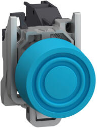 Schneider Electric Harmony XB4 - ATEX DG - XB4BPS61GEX - komplett nyomógomb, Ø22, beépített védősapkás, 1NO, kék (XB4BPS61GEX)