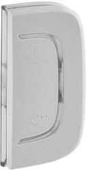 Legrand MyHome (Valena Allure) hangerővezérlés, fényerőszabályzás jobb oldali burkolat, aluminium - 755570 (755570)