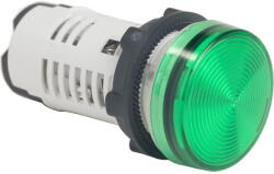 Schneider Electric Harmony XB7 - XB7EV03GP - monolitikus Ø22 jelzőlámpa, zöld, LED, 120VAC (XB7EV03GP)