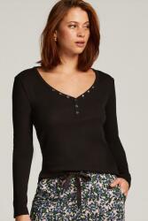 Hunkemoller Hunkemoller, V-nyakú pizsamafelső, Fekete, M (205123-BLACK-M)