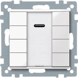 Schneider Electric KNX - MTN617519 - Merten-KNX 4-es IR nyomógomb , SystemM, polárfehér, fényes (MTN617519)