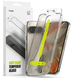 Ringke Folie de protectie Ecran Ringke Easy Slide pentru Google Pixel 9 Pro XL, Sticla Securizata, Full Glue, Set 2 bucati