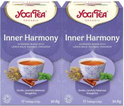 YOGI TEA 2x Bio belső harmónia tea készlet, 17 tasak, 30.6 g