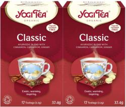 YOGI TEA 2x Bio Classic tea készlet, 17 tasak, 37.4 g