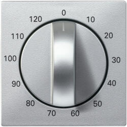 Schneider Electric MERTEN Fedlap, időkapcsolóhoz (120p), System-M, alumínium 539260 Schneider (539260)
