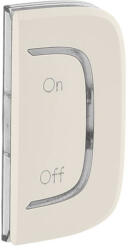 Legrand MyHome (Valena Allure) BE/KI jelölés jobb oldali burkolat, elefántcsont - 755548 (755548)