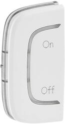 Legrand 755558 MyHome (Valena Allure) BE/KI jelölés bal oldali burkolat, fehér (755558)