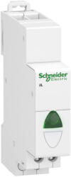 Schneider Electric Acti9 iIL - A9E18331 - jelzőlámpa, egyes, zöld, 12 - 48VAC (A9E18331)