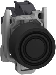 Schneider Electric Harmony XB4 - ATEX DG - XB4BPS21GEX - komplett nyomógomb, Ø22, beépített védősapkás, 1NO, fekete (XB4BPS21GEX)