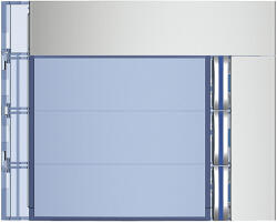 Legrand 352031 3 nyomógomb előlap Allmetal (352031)