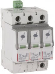 Legrand túlfeszültség-levezető T1+T2 12, 5KA 3P +SD - 412272 (412272)