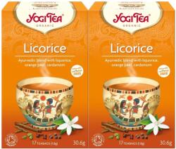 YOGI TEA 2x Bio édesgyökér tea készlet, 17 tasak, 30.6 g