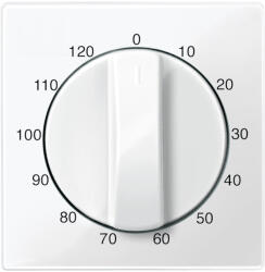 Schneider Electric MERTEN Fedlap, időkapcsolóhoz (120p), System-M, polárfehér 567519 Schneider (567519)