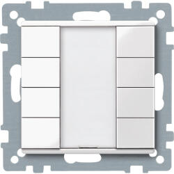 Schneider Electric KNX - MTN617419 -Merten-KNX 4-es nyomógomb , SystemM, polárfehér, fényes (MTN617419)