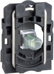 Schneider Electric Harmony XB5 - ZB5AVB1 - műanyag jelzőlámpa LED blokk rögzítő aljzattal, 24VAC/DC, fehér (ZB5AVB1)