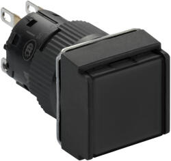 Schneider Electric Harmony XB6 - XB6ECA21P - Ø16 komplett nyomógomb fekete NC IP65 (XB6ECA21P)