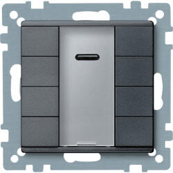 Schneider Electric Merten-KNX 4-es IR nyomógomb , SystemM, antracit MTN627914 Schneider (MTN627914)