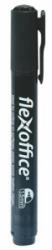 FlexOffice Alkoholos marker, 1, 5 mm, kúpos, 'PM03', fekete (FOPM03FK) (FOPM03FK)