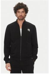 KARL LAGERFELD Férfi Pulóver, 705712 500900, Biopamut, XL INTL, Fekete (0000305124029_XL)