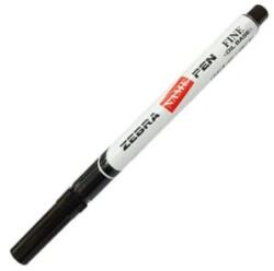Zebra Alkoholos marker, 1, 5 mm, kúpos, 'Name Pen Fine', fekete (TZ33106) (TZ33106)