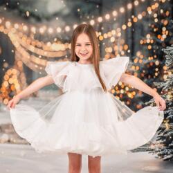 Madmia Tündérország Fehér Tüll Ruha - 4-5 éveseknek