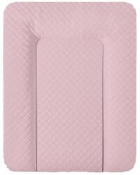 Ceba Baby Ceba pelenkázó alátét komódra, puha, 70 × 50 cm, Caro Pink Ceba