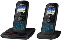 Panasonic Telefon fara fir Panasonic KX-TGH722 cu robot telefonic digital 2 receptoare functie blocare apeluri ecran color (KX-TGH722FRB)